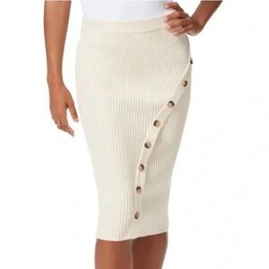 SET 2 PIECES /ivory Sam Edelman 
women’s ribbed Set top and skirt